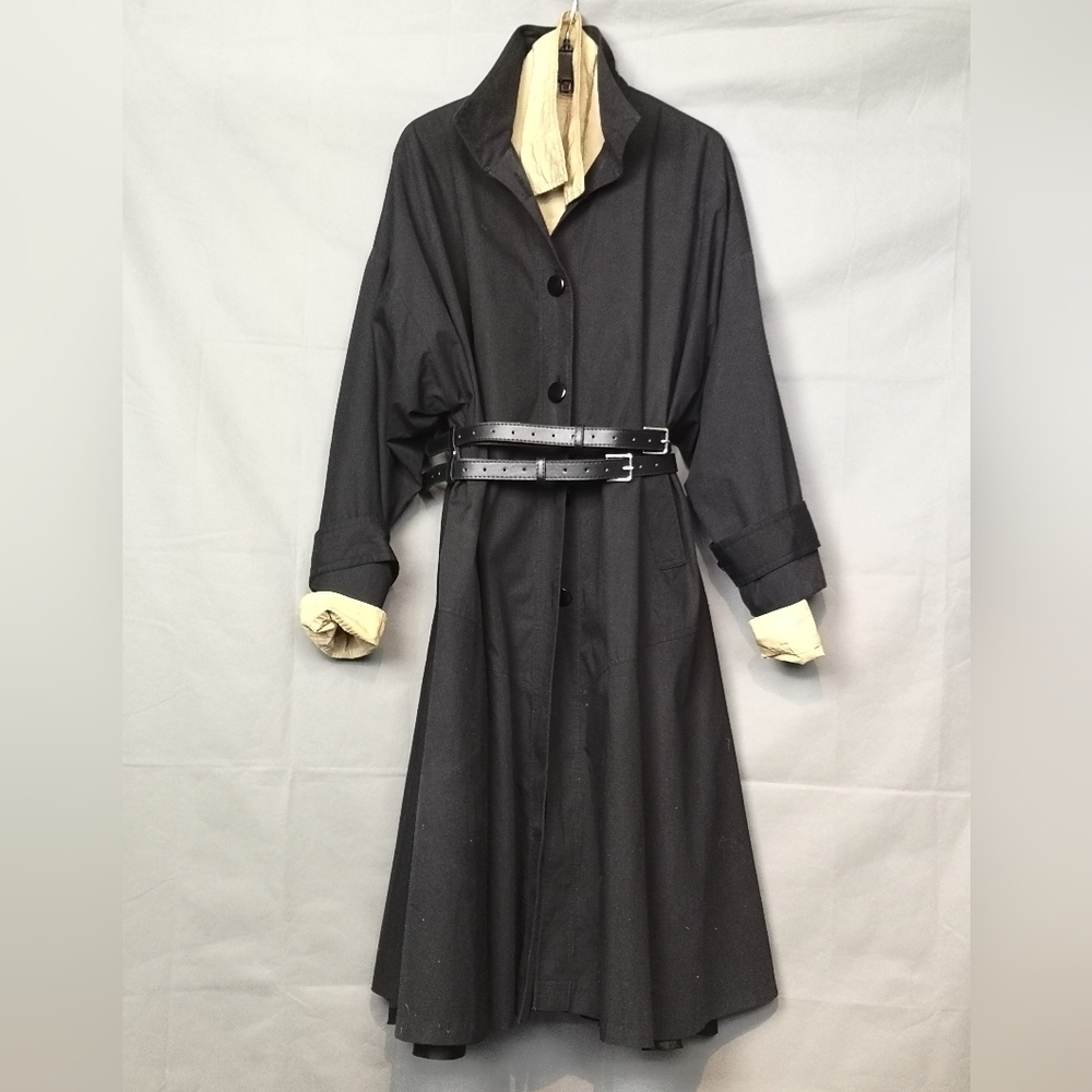 A-line Upcycled Opera Trench Coat Hybrid